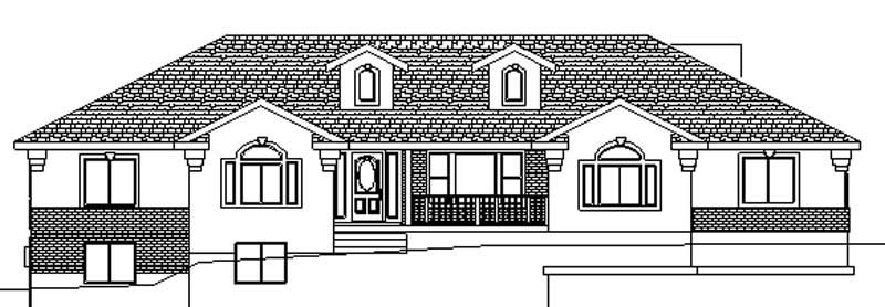 3-Bedroom, 2004 Sq Ft Contemporary Home Plan - 129-1010 - Main Exterior