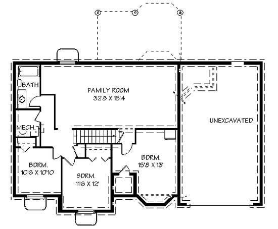 Lower Level Floor Plan