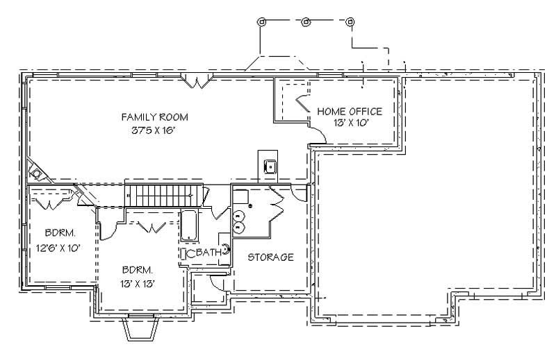 Lower Level Floor Plan