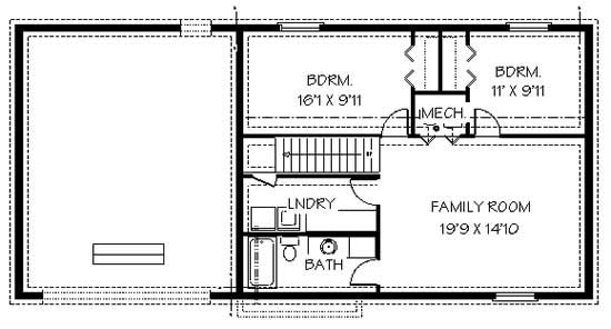 Lower Level Floor Plan