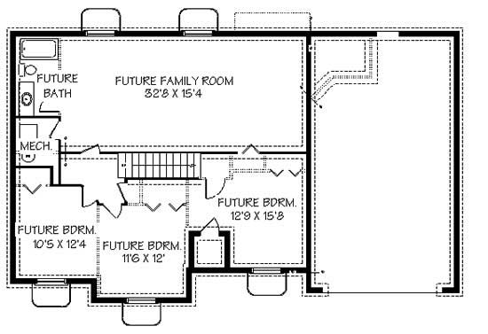 Lower Level Floor Plan