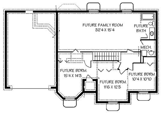 Lower Level Floor Plan