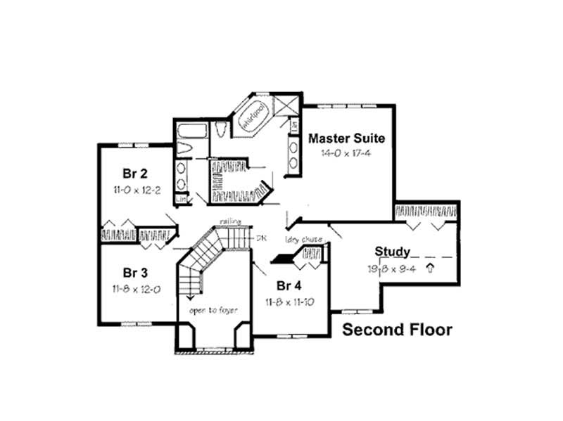 SECOND LEVEL FLOOR PLAN