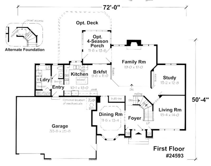 MAIN LEVEL FLOOR PLAN