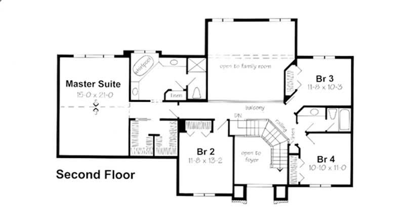 SECOND LEVEL FLOOR PLAN