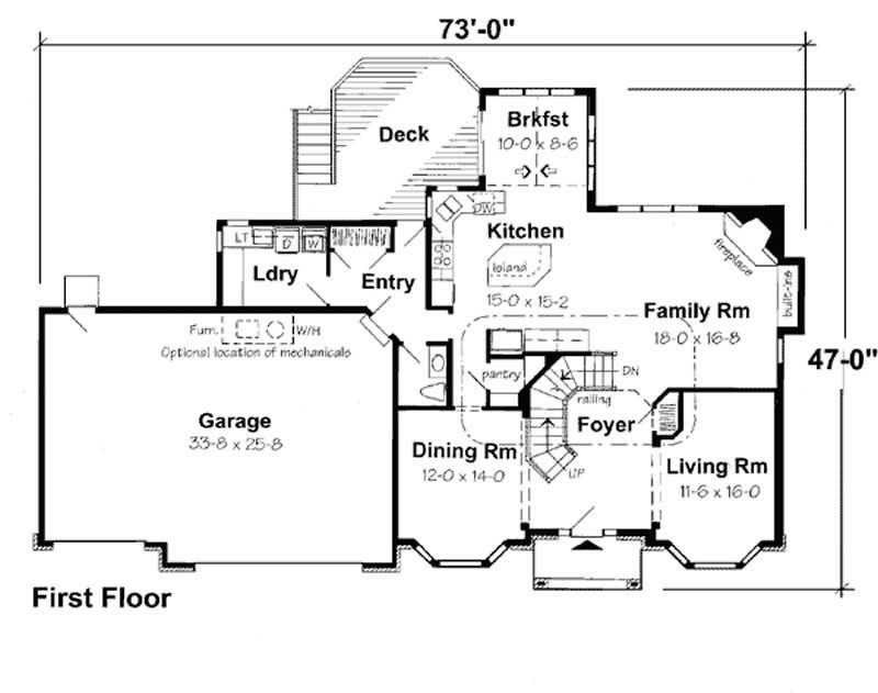 MAIN LEVEL FLOOR PLAN