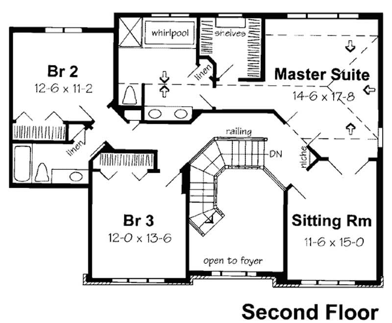 SECOND LEVEL FLOOR PLAN