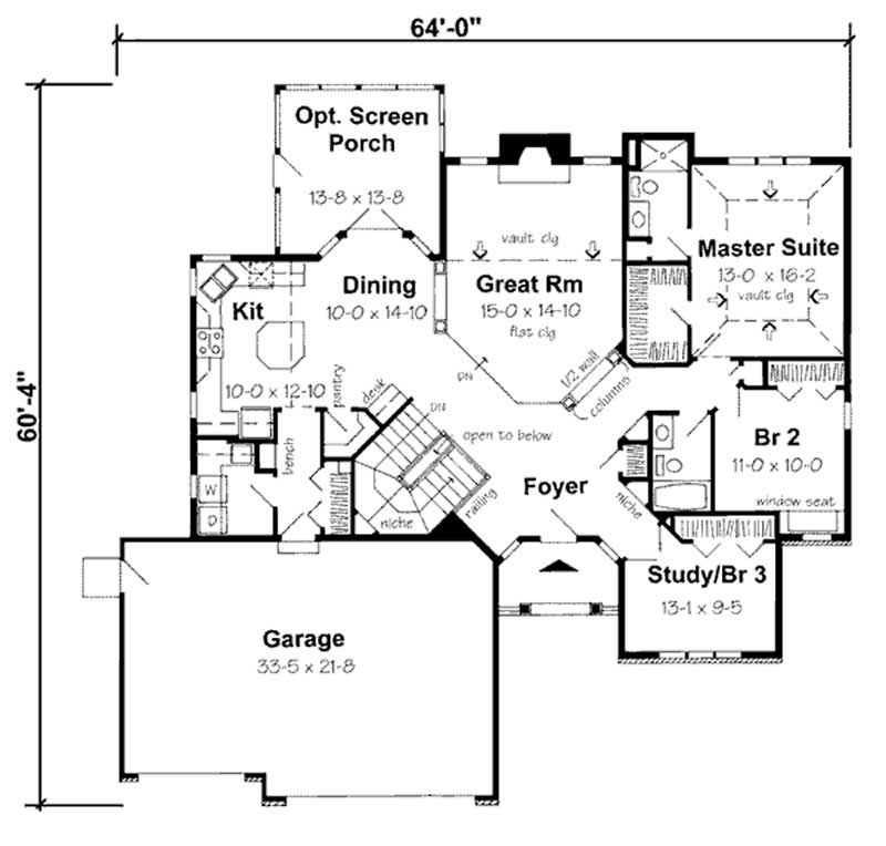 MAIN LEVEL FLOOR PLAN
