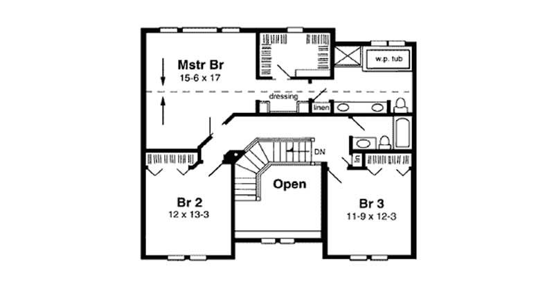 SECOND LEVEL FLOOR PLAN