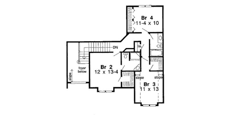 SECOND LEVEL FLOOR PLAN
