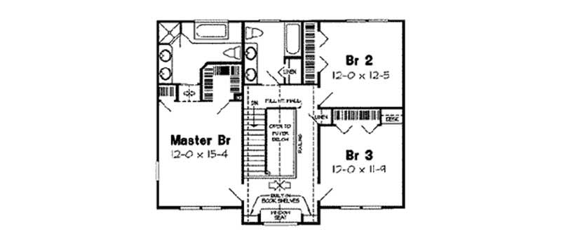 SECOND LEVEL FLOOR PLAN