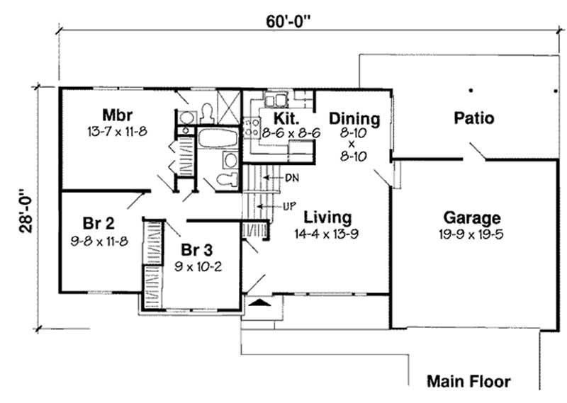MAIN LEVEL FLOOR PLAN
