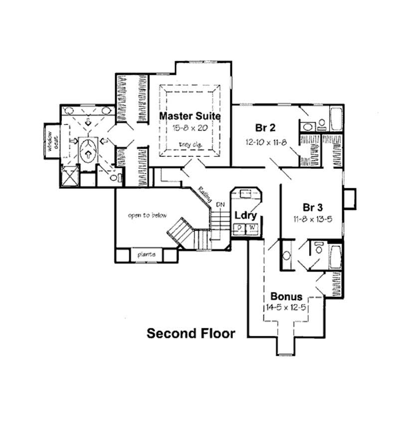 SECOND LEVEL FLOOR PLAN