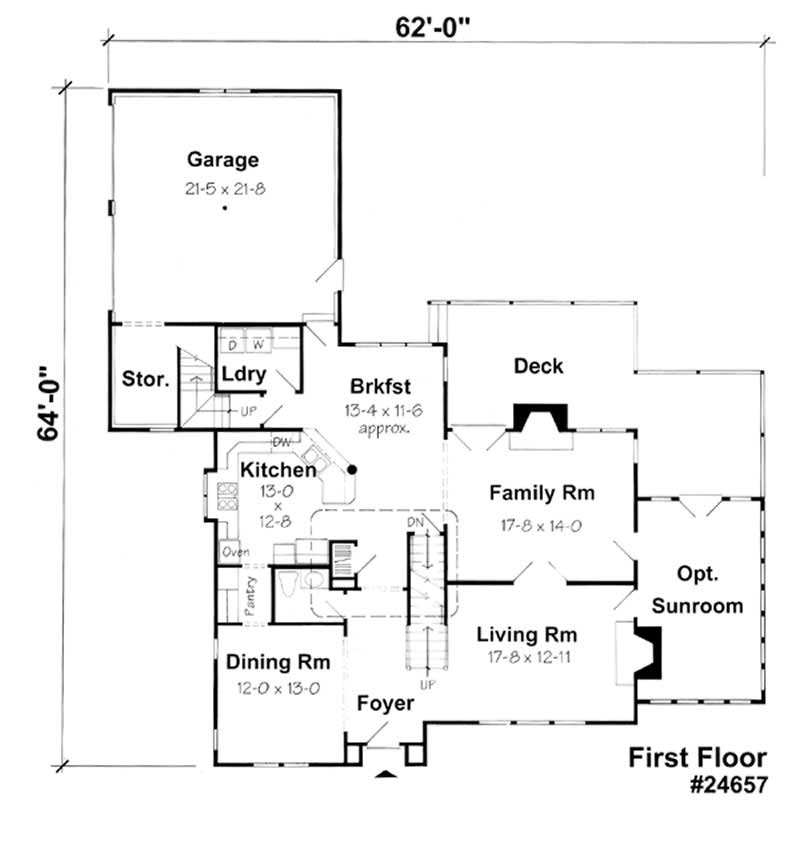 MAIN LEVEL FLOOR PLAN
