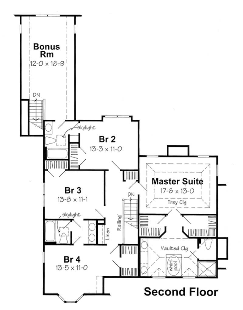 SECOND LEVEL FLOOR PLAN
