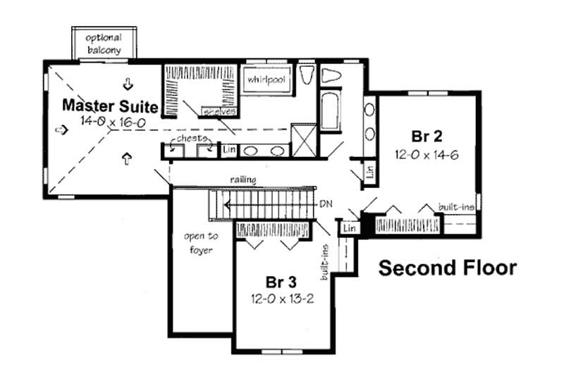 SECOND LEVEL FLOOR PLAN