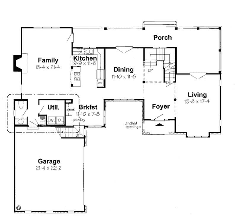 MAIN LEVEL FLOOR PLAN