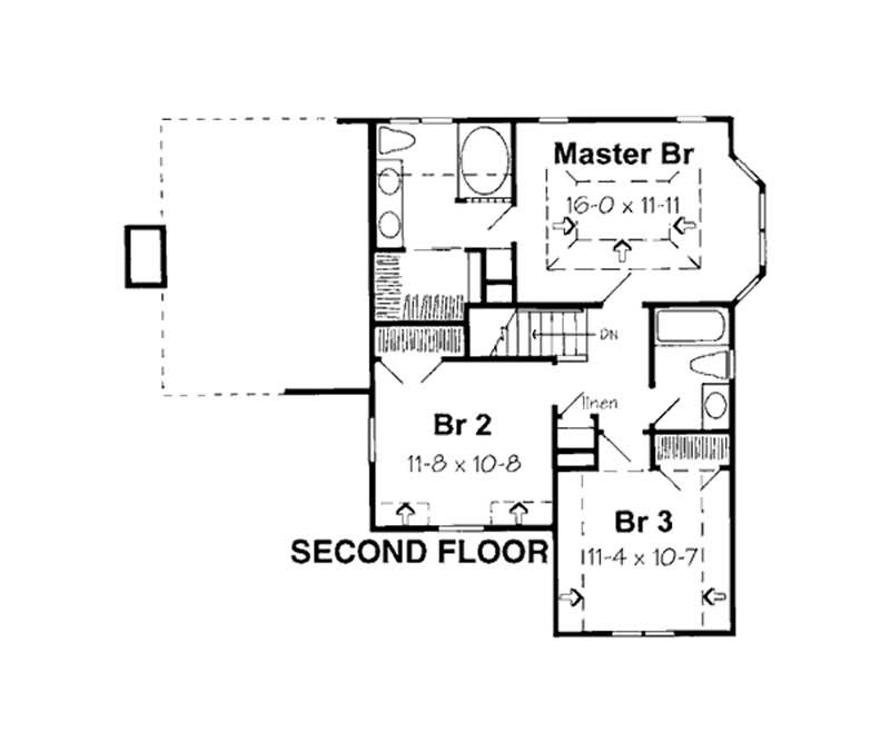 SECOND LEVEL FLOOR PLAN