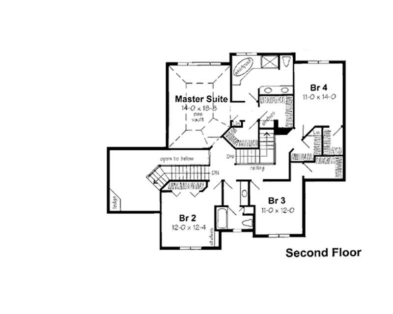 SECOND LEVEL FLOOR PLAN