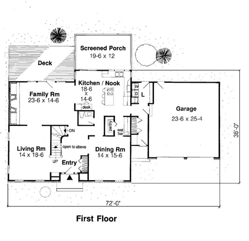 MAIN LEVEL FLOOR PLAN