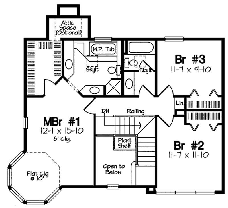 SECOND LEVEL FLOOR PLAN