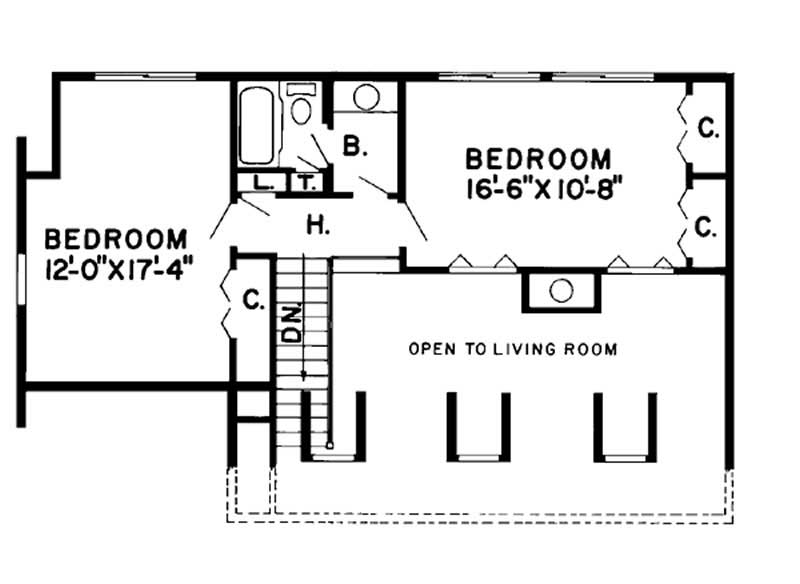 SECOND LEVEL FLOOR PLAN