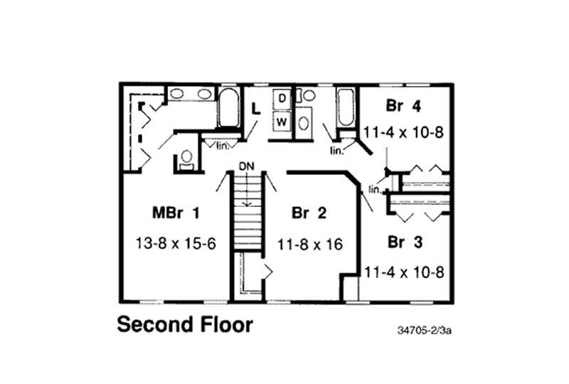 SECOND LEVEL FLOOR PLAN