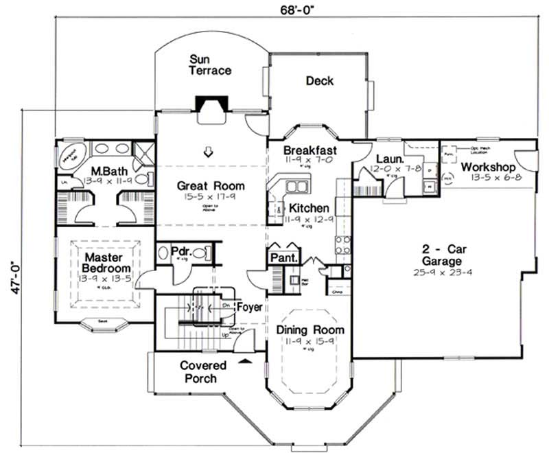 MAIN LEVEL FLOOR PLAN