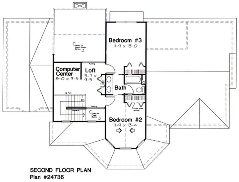 SECOND LEVEL FLOOR PLAN