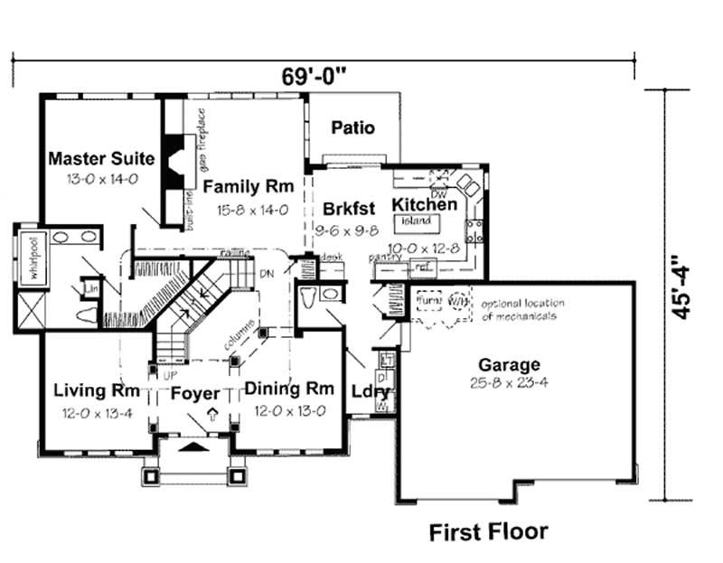 MAIN LEVEL FLOOR PLAN