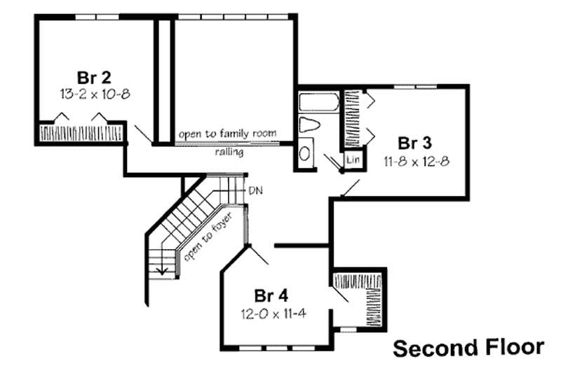 SECOND LEVEL FLOOR PLAN