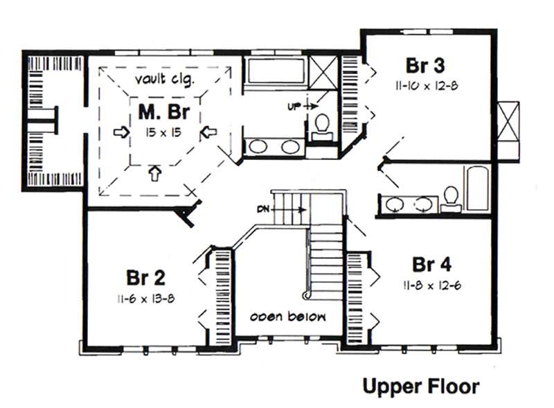 SECOND LEVEL FLOOR PLAN