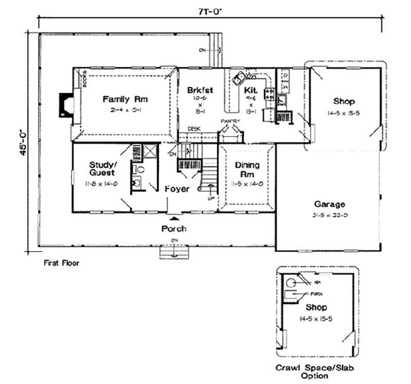 Floor Plan First Story