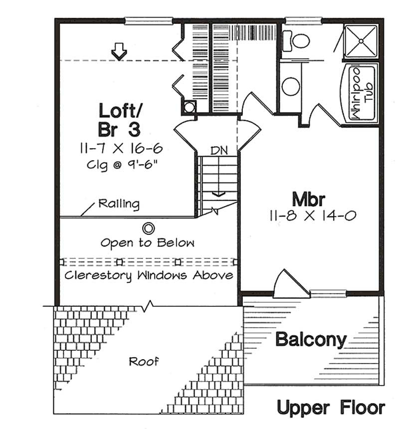 SECOND LEVEL FLOOR PLAN