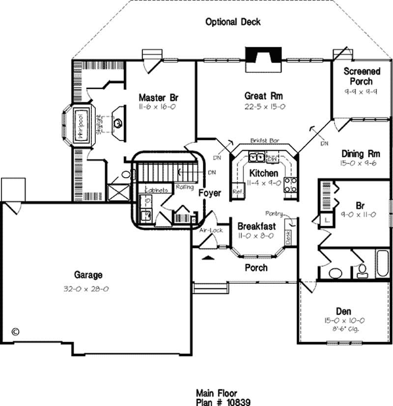 MAIN LEVEL FLOOR PLAN