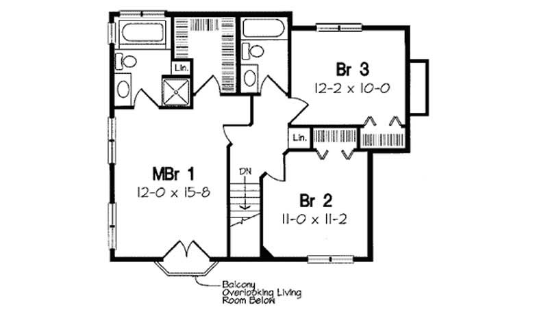 SECOND LEVEL FLOOR PLAN