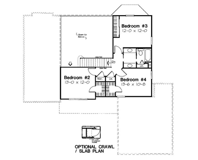 SECOND LEVEL FLOOR PLAN