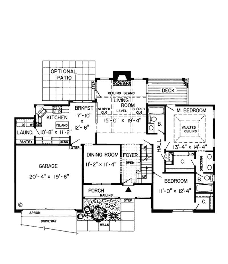MAIN LEVEL FLOOR PLAN