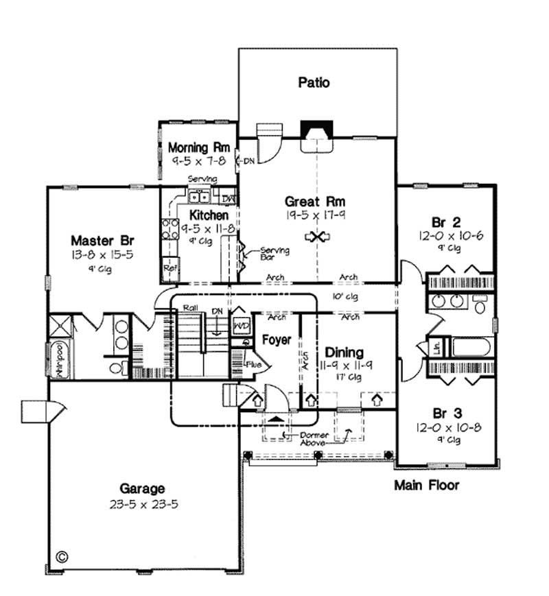 MAIN LEVEL FLOOR PLAN
