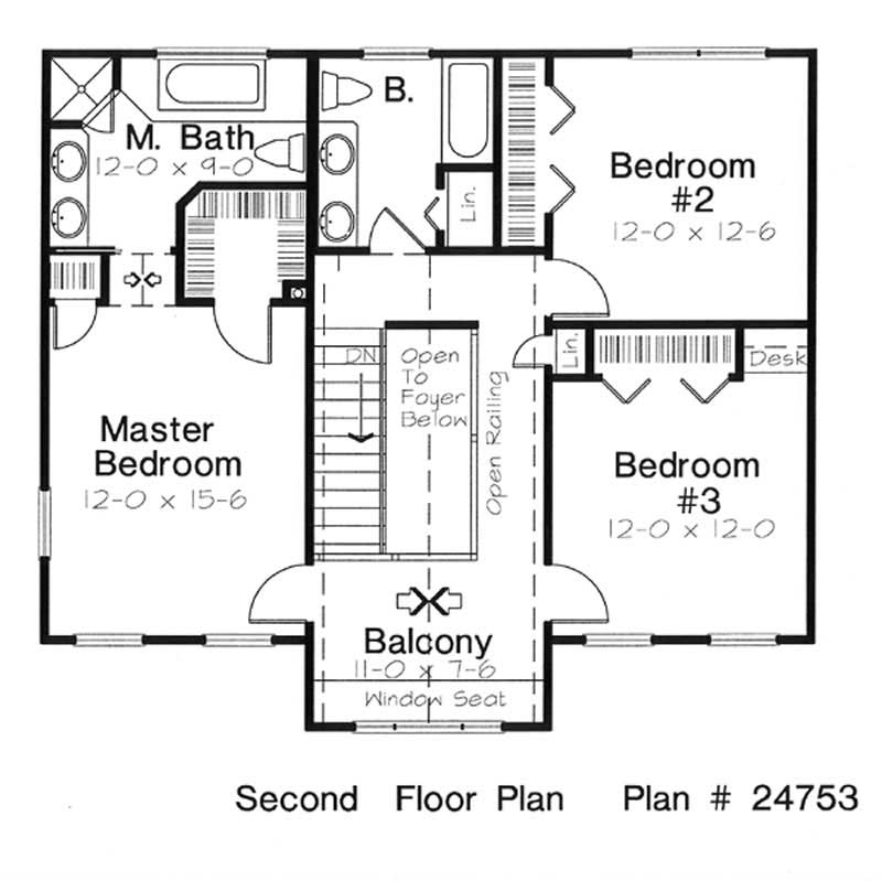 SECOND LEVEL FLOOR PLAN
