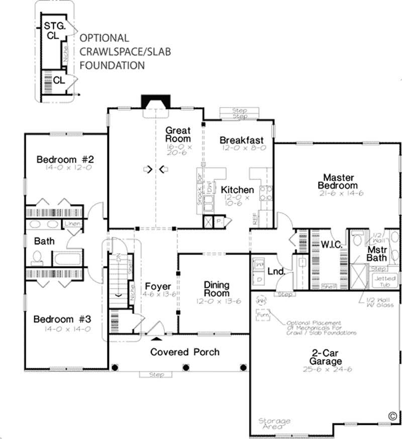 MAIN LEVEL FLOOR PLAN