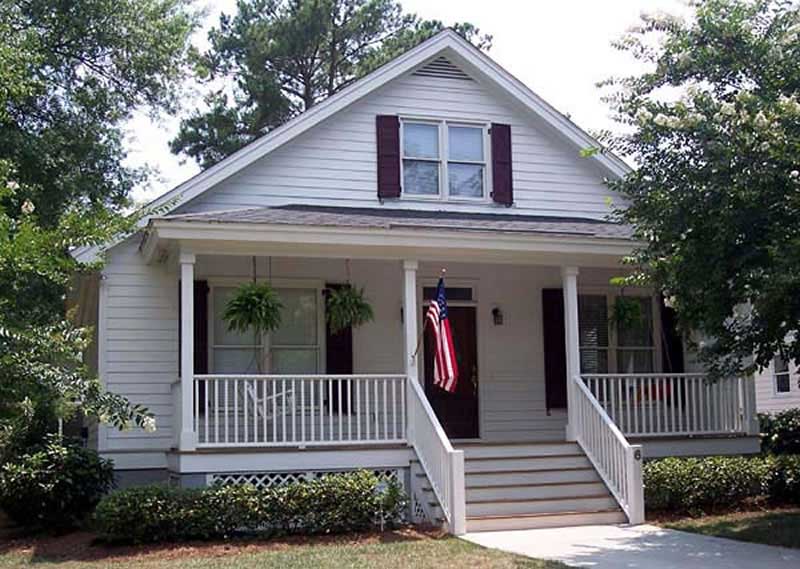 3-Bedroom, 1428 Sq Ft Small House Plans - 131-1074 - Front Exterior