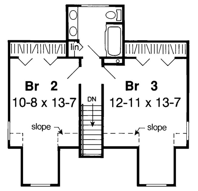 SECOND LEVEL FLOOR PLAN