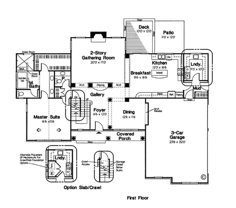 MAIN LEVEL FLOOR PLAN