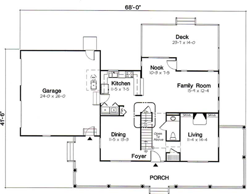 MAIN LEVEL FLOOR PLAN