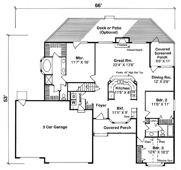 Floor Plan First Story