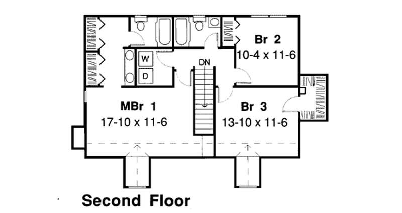 SECOND LEVEL FLOOR PLAN