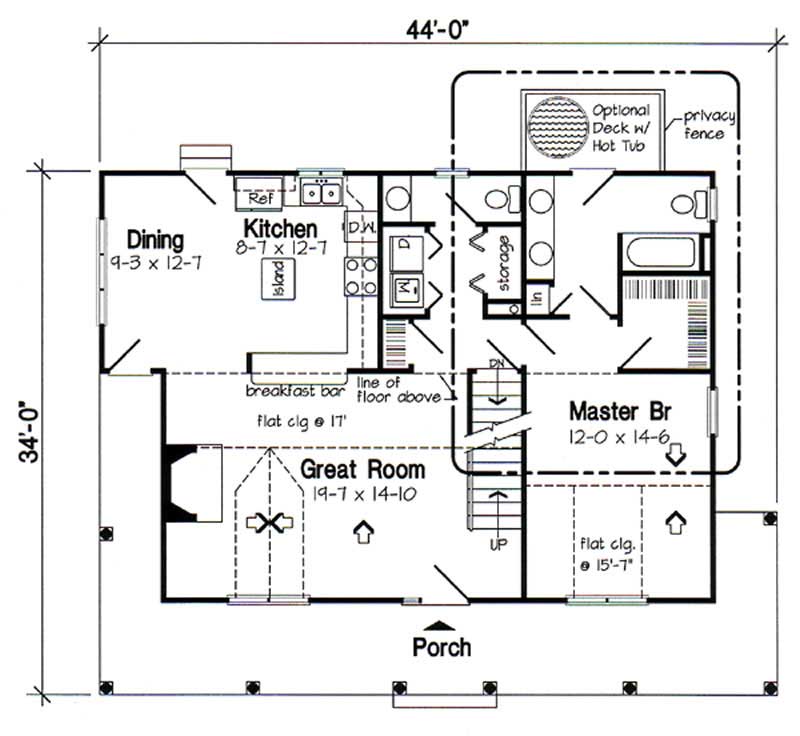 MAIN LEVEL FLOOR PLAN