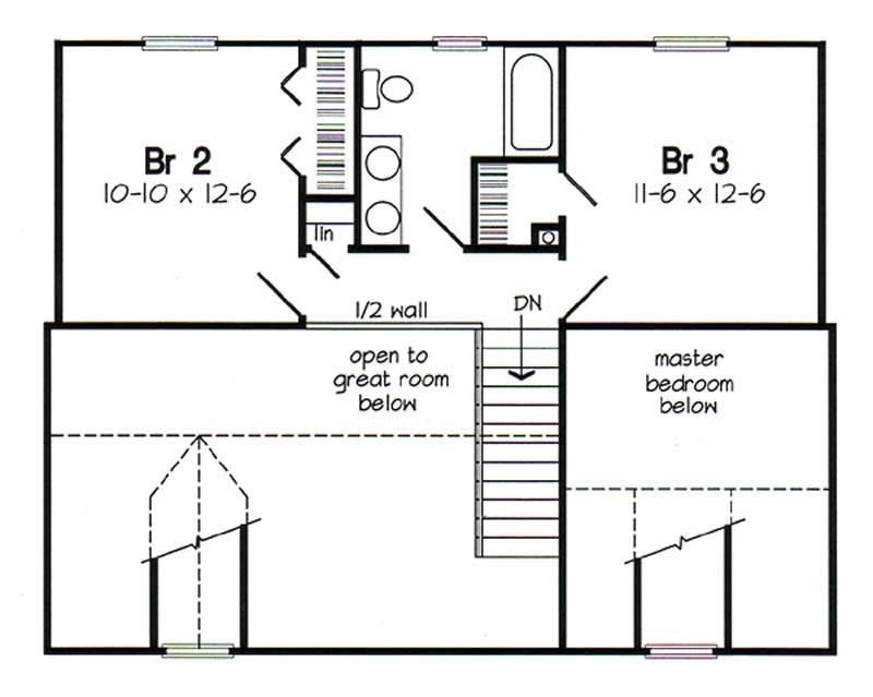SECOND LEVEL FLOOR PLAN
