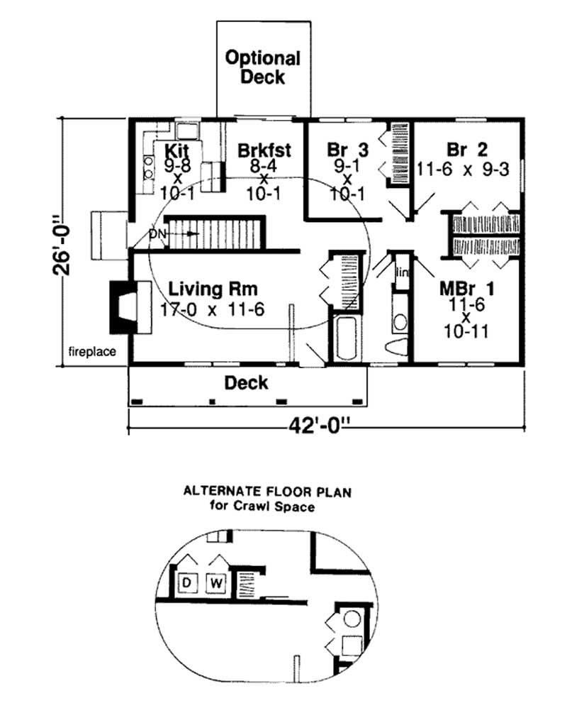 MAIN LEVEL FLOOR PLAN